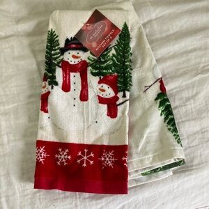 3/$18 Set of 2 Holiday Snowman Kitchen Towels